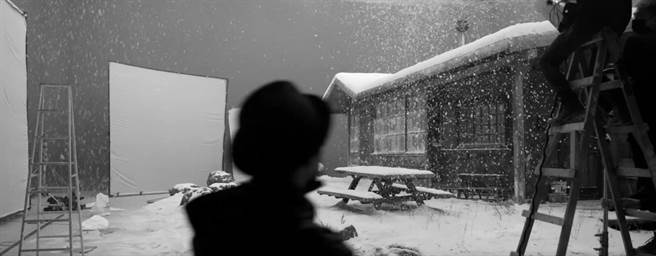 搭建实景打造寒冬场景。(图/游戏公司提供)