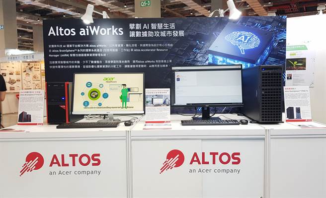 安圖斯科技推Altos aiWorks 人工智慧運算平台。（安圖斯科技提供／黃慧雯台北傳真）