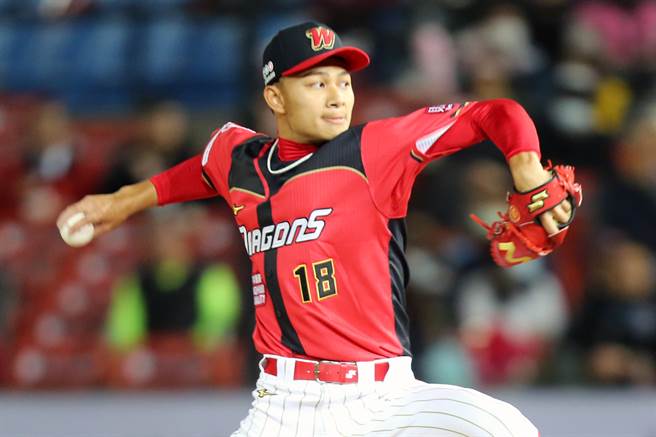 味全龙先发投手徐若熙。（陈麒全摄）