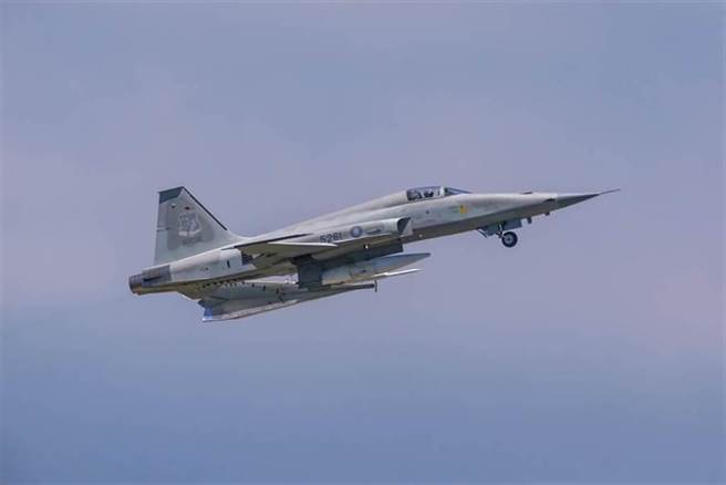 空军F5E战机。(非当事战机，图/本报资料照)
