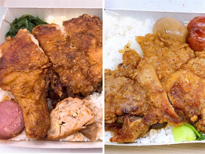 鸡腿便当和炸排骨饭，在广大饕客心目中倒底哪一个胜出？有网友直指炸排骨已经「回不去了」。(示意图/读者提供)