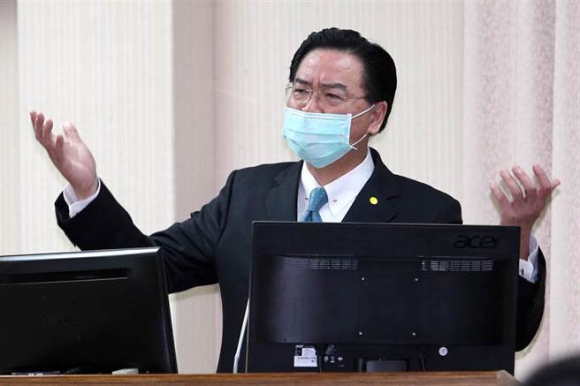 外交部長吳釗燮24日在立法院備詢。（黃世麒攝）