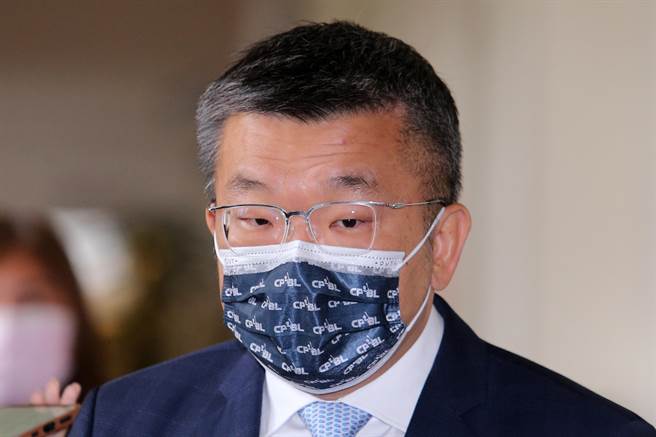 身兼中華職棒大聯盟會長的立法院副院長蔡其昌。（黃世麒攝）