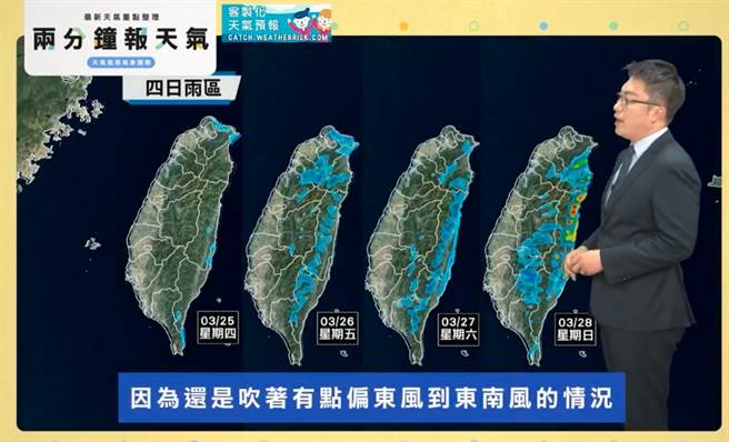 「天氣風險」分析師賴忠瑋表示，鋒面走後乾冷空氣接力報到，到下周前各地天氣都相當穩定，沒什麼降雨。(摘自天氣風險Weatherrisk臉書)