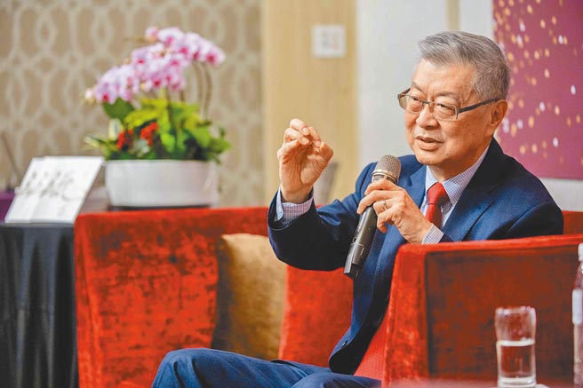 行政院前院長、新世代金融基金會董事長陳冲《流金歲月》新書發表會。（新世代金融基金會提供）