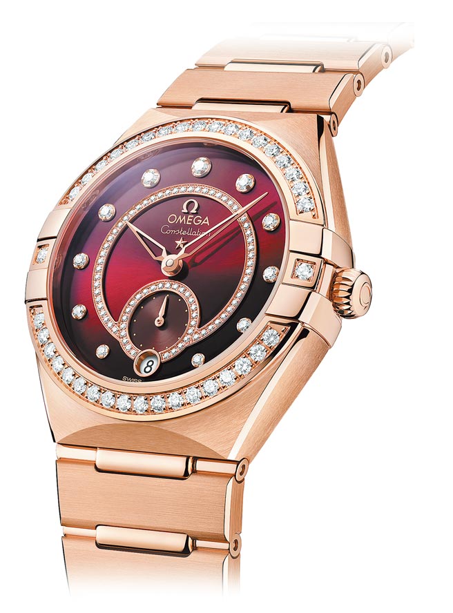 欧米茄星座系列小秒针钻表，116万6000元。（OMEGA提供）