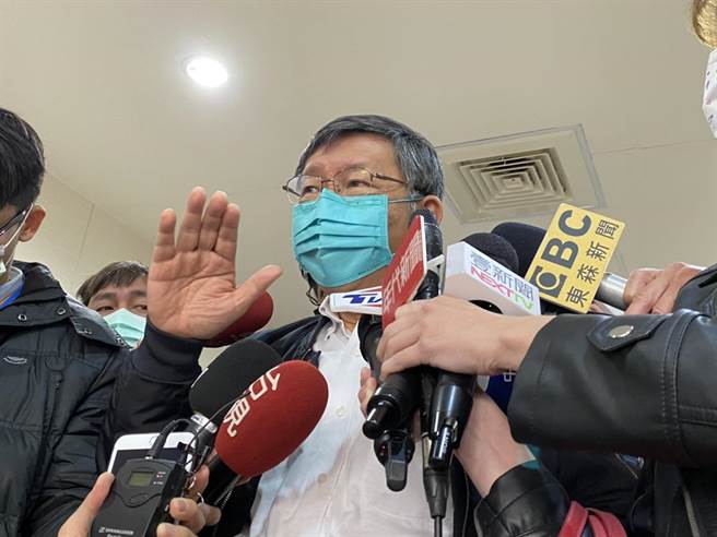 台北市长柯文哲。（张薷摄）