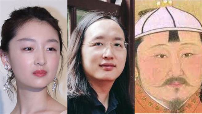 网红命理师简少年举出最好的整形范本，周冬雨(左)、唐凤(中)、忽必烈(右)(图/取字本报资料照、网路)