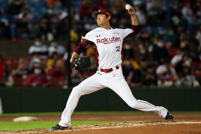 乐天桃猿投手王溢正前2战先发各投5局，共失掉11分遭下放二军。（资料照，陈麒全摄）