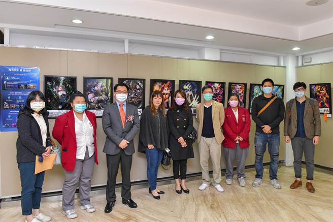 角色设计展览参观。（復兴商工提供）