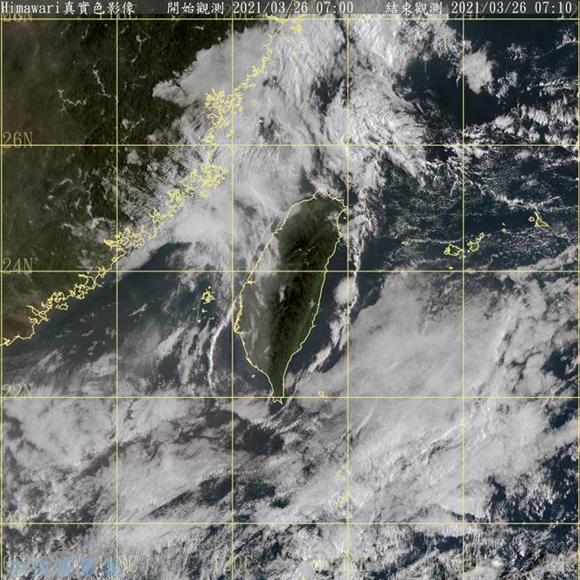 清明節前都沒有雨，各地氣溫暖如夏。（圖／翻攝自氣象局）