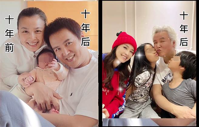 張庭曬10年前後照片。（圖／翻攝自張庭微博）