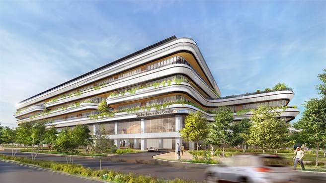 沙崙绿能科学城核心区C区开发工程预计2年后完工。（台南市都发局提供／曹婷婷台南传真）