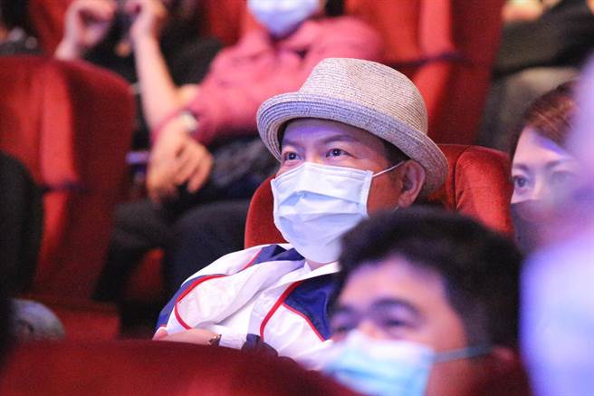 曾國城到場欣賞演唱會。（吳松翰攝）