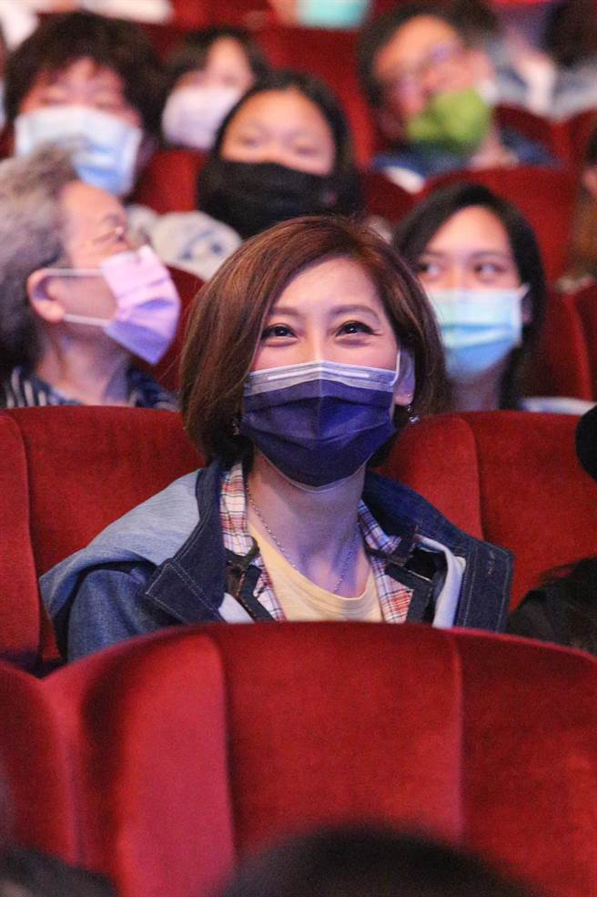 郎祖筠到場欣賞演唱會。（吳松翰攝）