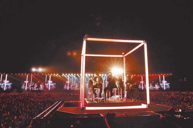 五月天今晚继续在台南市体育场开唱。（资料照片）