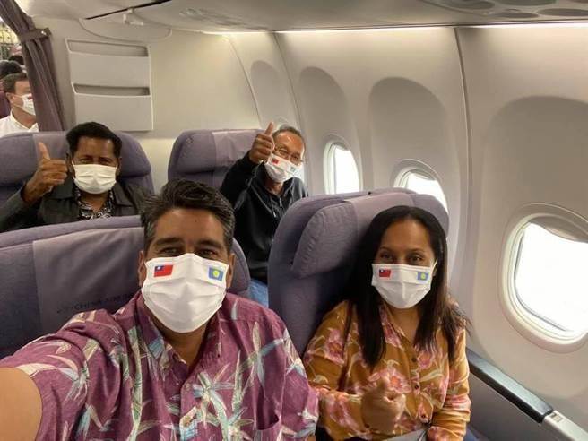 帛琉總統惠恕仁訪台。(圖／擷自Surangel Whipps Jr臉書)