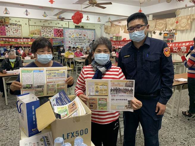 太平警分局頭汴派出所在頭汴里活動中心舉辦社區治安座談會，民眾參與熱。（台中市太平警分局提供／馮惠宜台中傳真）