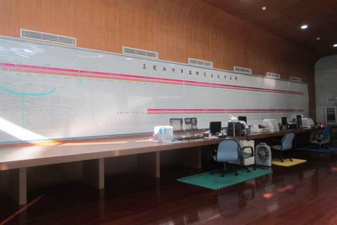 竹北高铁特定区共同管道维护获中央评定甲等，图为监控中心。（新竹县政府提供／罗浚滨新竹传真）