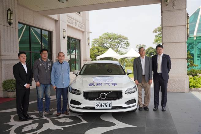 凱鋭汽車贊助健行科大房車。（健行科大提供）