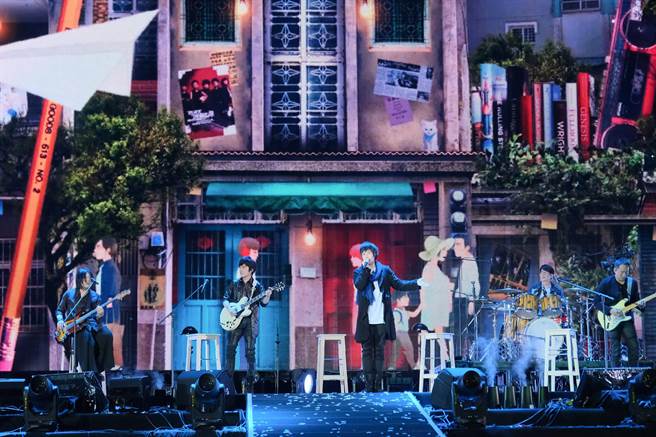 五月天今晚在台南举办第5场演唱会。（相信音乐提供）
