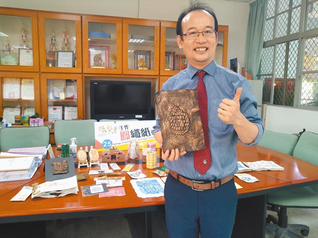 九曲國小校長蕭速農。（林雅惠攝）