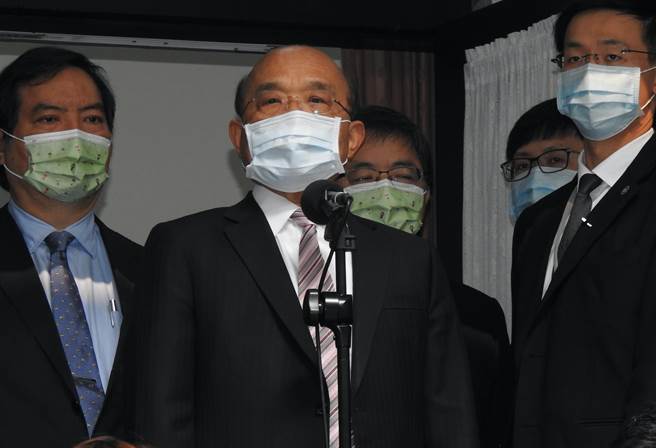 行政院长苏贞昌今继续赴立院施政总质询。（赵婉淳摄）