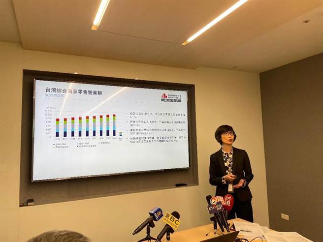 戴德梁行协理薛惠珍今天表示，办公平均空置率下探十年新低。（图／蔡惠芳）