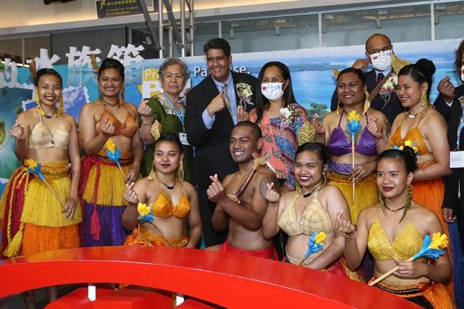 帛琉總統惠恕仁親自宣傳觀光。（趙雙傑攝）