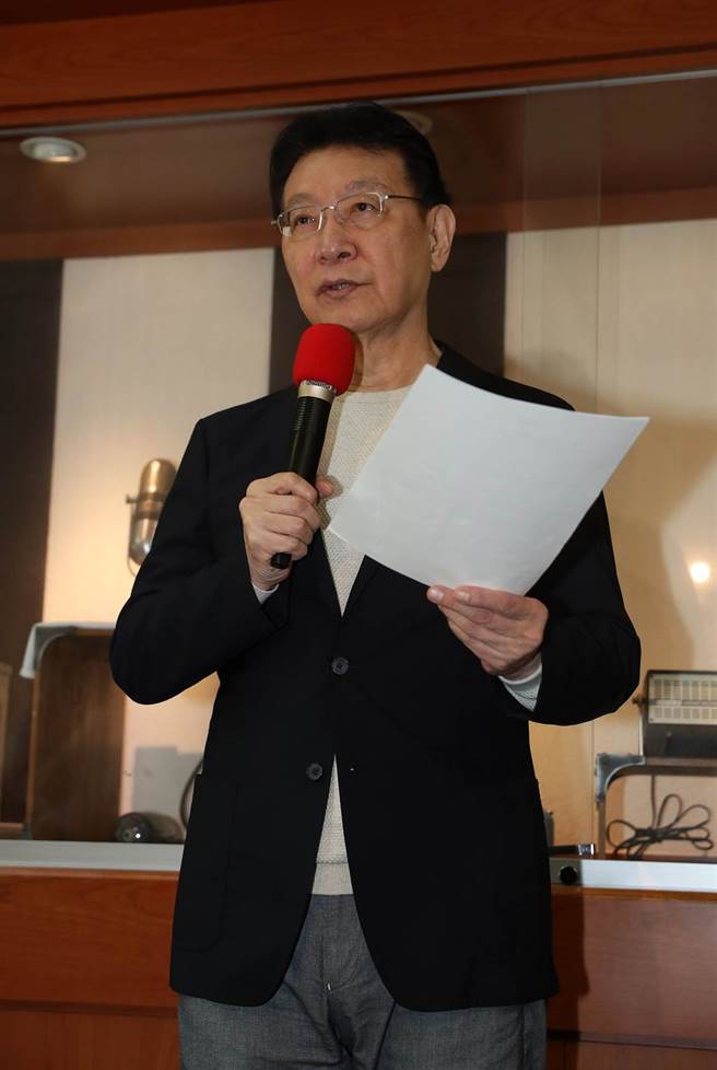 中廣董事長趙少康。（劉宗龍攝）