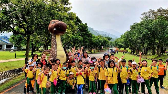 疫情期间，宜兰绿色博览会是学生最好的校外教学场地。（宜兰县政府提供／胡健森宜兰传真）