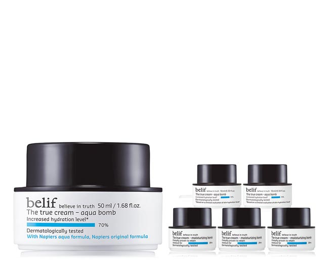 京站的獨家發燒組，belif超人氣水炸彈組，價值3180元，特價1100元。（京站提供）