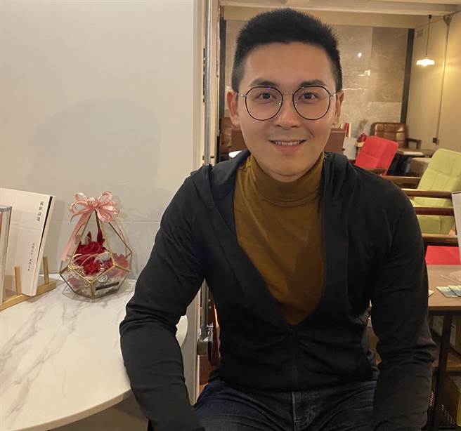 国民党青年团副团长何元楷。（林至柔摄）