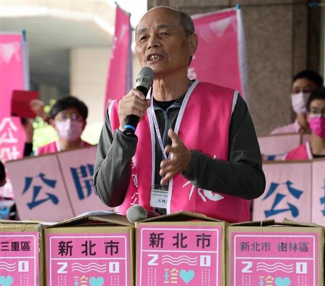 珍爱桃园藻礁公投连署领衔人潘忠政。（资料照）