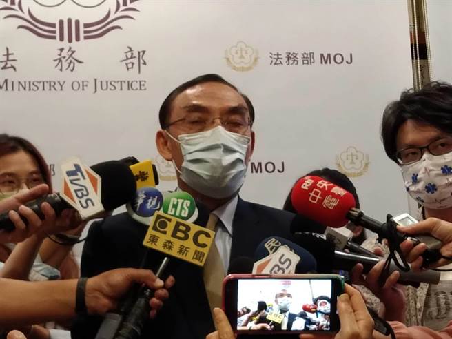 法务部长蔡清祥(陈志贤摄)