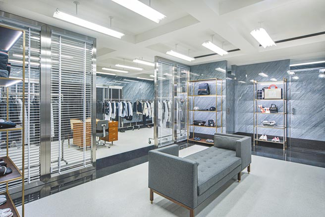 Thom Browne自選物店亮相後，終於在微風開設自己的直營店。（Club 21提供）