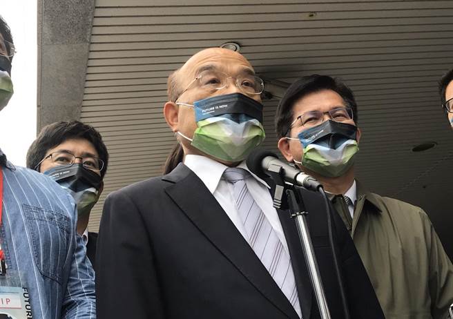 行政院長蘇貞昌表示，核四不可能重啟．（陳彩玲攝）