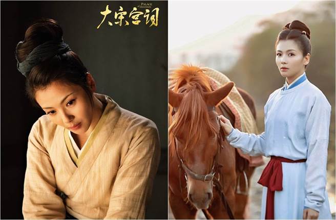 劉濤為戲詮釋15歲少女「劉娥」。（圖／取材自劉濤tamia工作室微博）