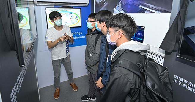 為讓學生更了解ASML的創新技術，今年特別打造「ASML創新體驗車」巡迴全台，參觀者可透過體驗車內的互動遊戲、影音和導覽，深入認識ASML的創新技術，為加入ASML超前部署。（圖/ASML提供）