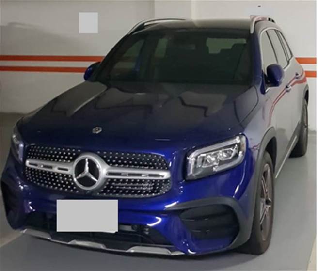 檢方查扣賓士休旅車。（檢方提供／賴佑維桃園傳真）
