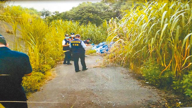 前年云林县南侧堤防下方被发现一具白骨，检方深入追查后发现白骨身分是张姓妇人，张妇遭儿子郭佳宏殴打致死，郭与神坛负责人陈胜宏将尸体弃置并放火烧毁，郭男又遭陈男凌虐致死，最高法院将陈男依伤害致死罪判刑8年定谳。（本报资料照片）