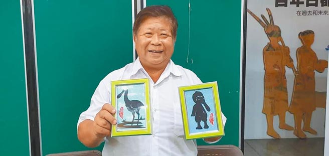 剪影的艺术家王丁乙。（王丁乙提供）