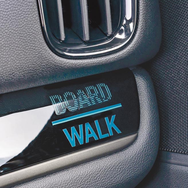 内装饰板上之Boardwalk Edition专属徽饰。（汎德提供）