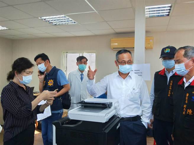 警政署长陈家钦指示刑事局鑑识中心全力协助DNA比对。（花连线景局提供／王志伟花莲传真）