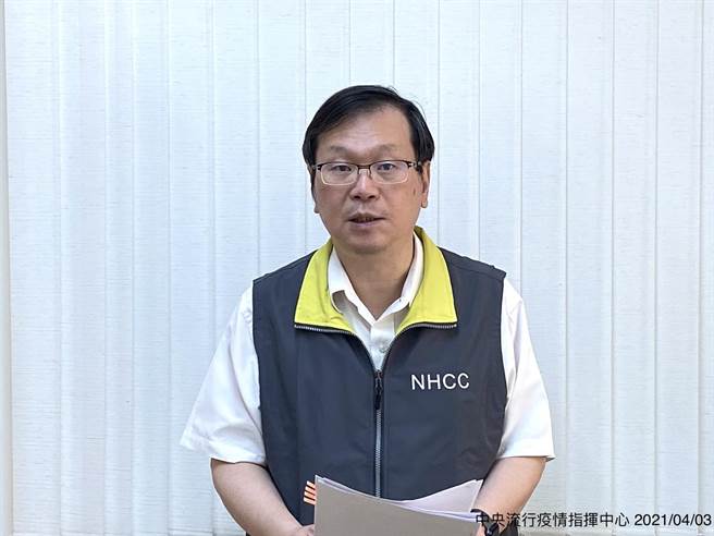 中央流行疫情指揮中心發言人莊人祥。（中央流行疫情指揮中心提供／林周義台北傳真）