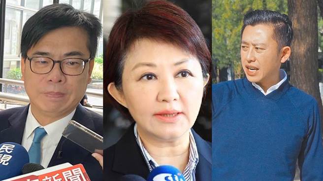 太鲁阁出轨意外造成严重伤亡，高雄市长陈其迈（左起）、台中市长卢秀燕、新竹市长林智坚都表示，将捐出一个月的薪水协助善后。（合成图／资料照）