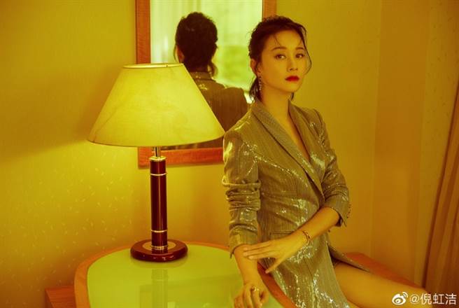 大陆女星倪虹洁。(图/ 摘自倪虹洁微博)