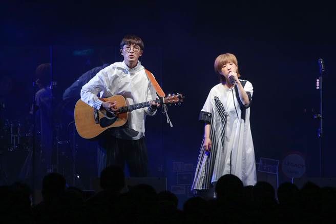 棉花糖休团8年今復出开唱。（吴松翰摄）