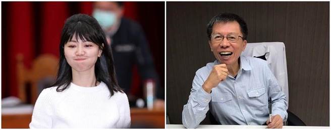 民進黨立委高嘉瑜（左圖）、前民進黨立委沈富雄（右圖）。（本報資料照、取自沈富雄臉書）