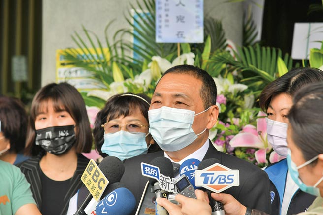 新北市長侯友宜表示，將全力協助太魯閣出軌案的所有新北傷亡市民。（新北市新聞局提供／葉德正新北傳真）